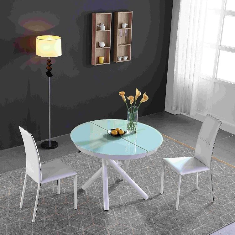 Table à manger ronde extensible