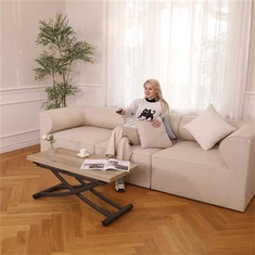 Table à manger réglable et peu encombrante